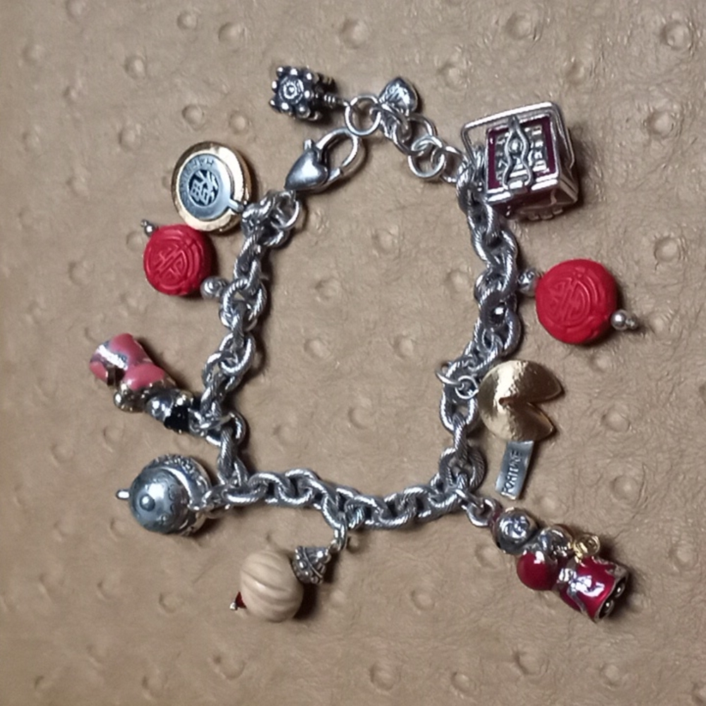 😍Brighton Fortune Cookie Luck Charm Bracelet😍  NWOT